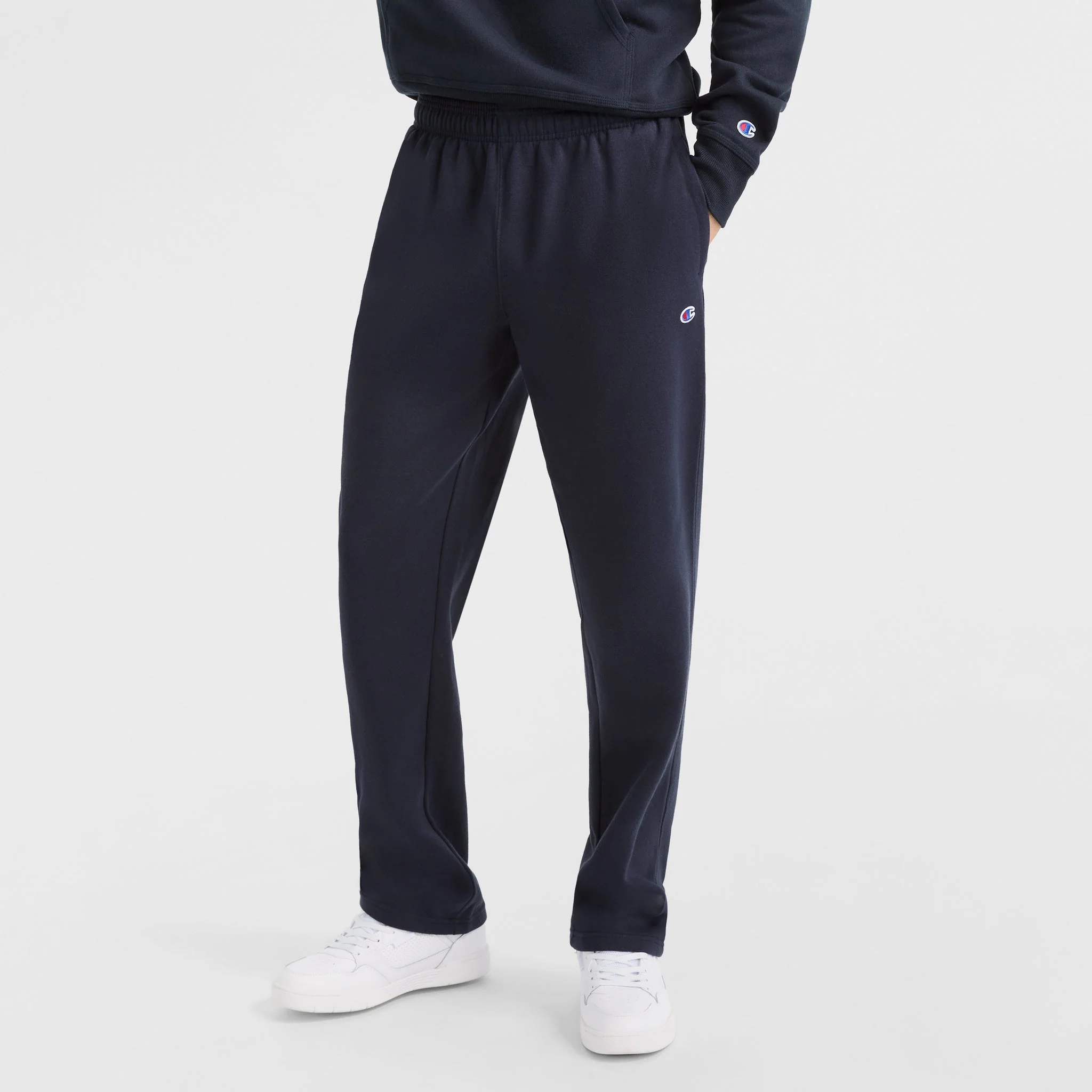Image of Powerblend Sweatpants, Open Hem, C Logo