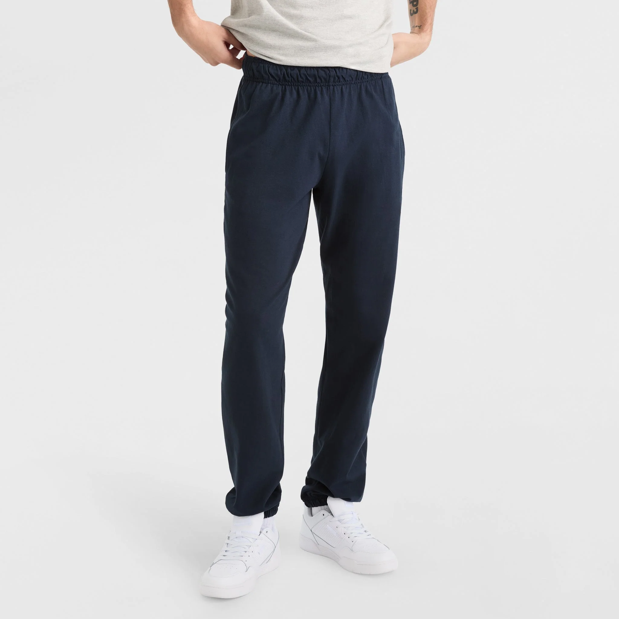 Image of Lightweight Lounge Pants, Cinched Hem, C Logo