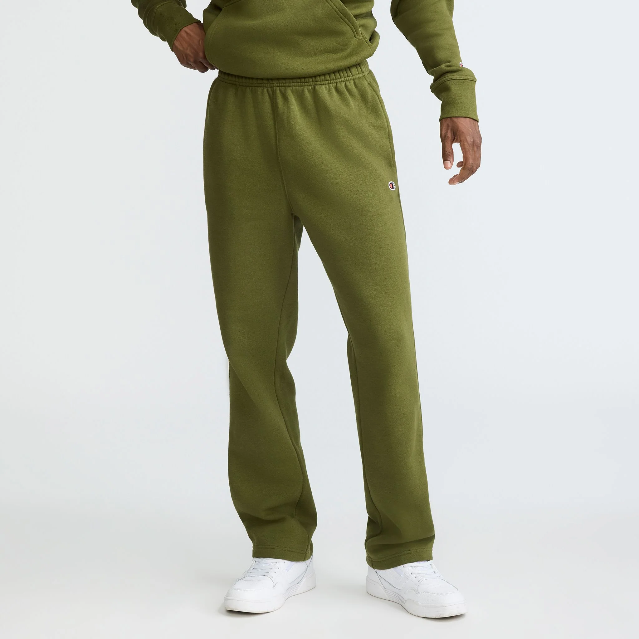 Image of Powerblend Sweatpants, Open Hem, C Logo