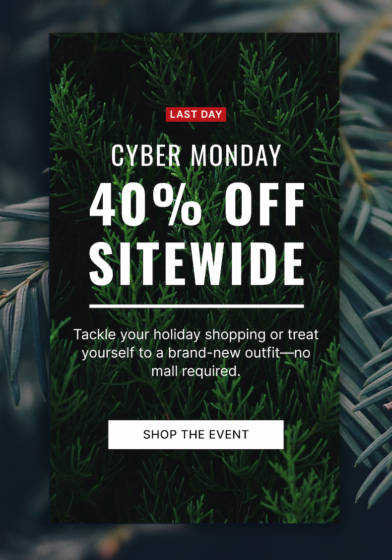 40% Off Sitwide Shop The Event