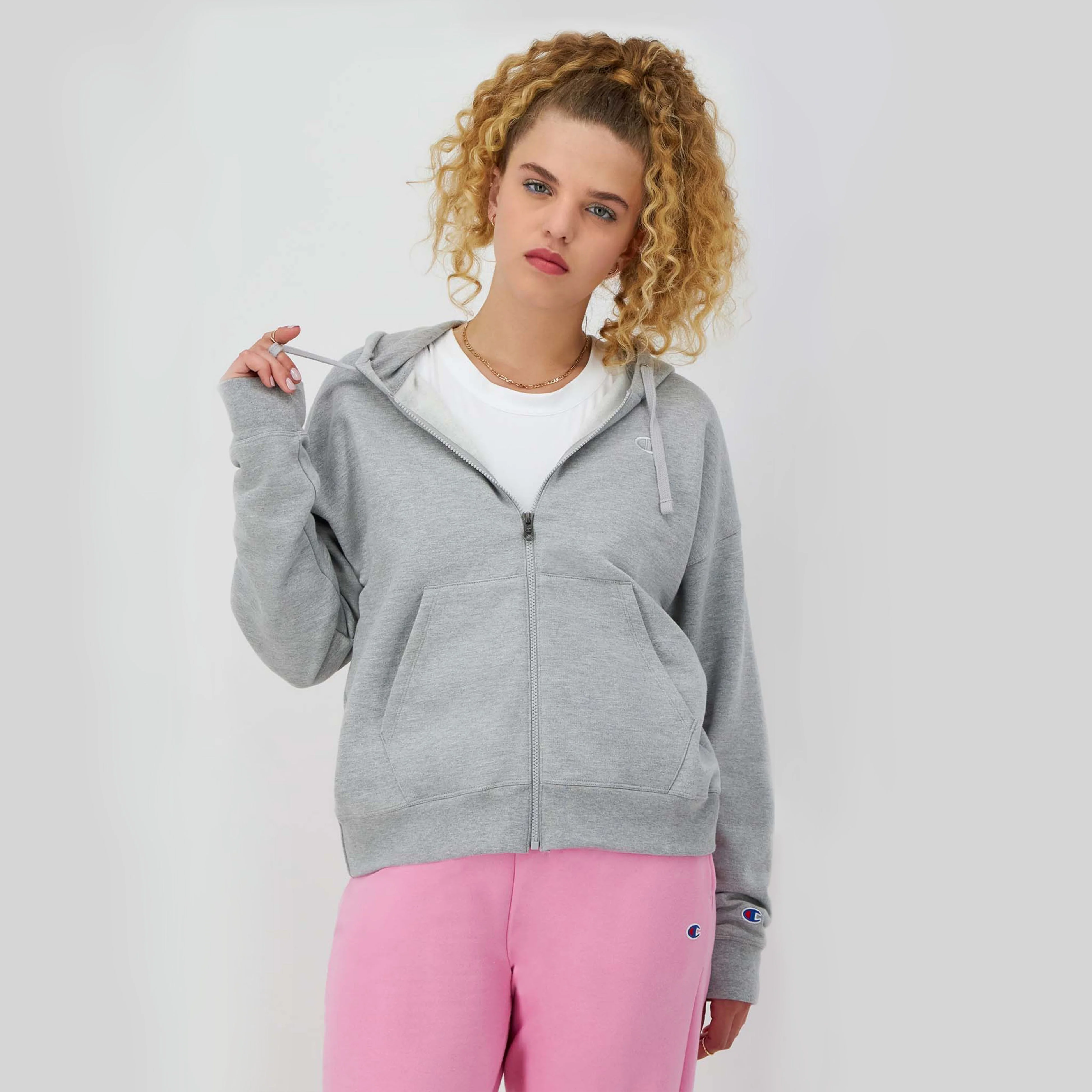 Image of Powerblend Zip-Up Hoodie, C Logo