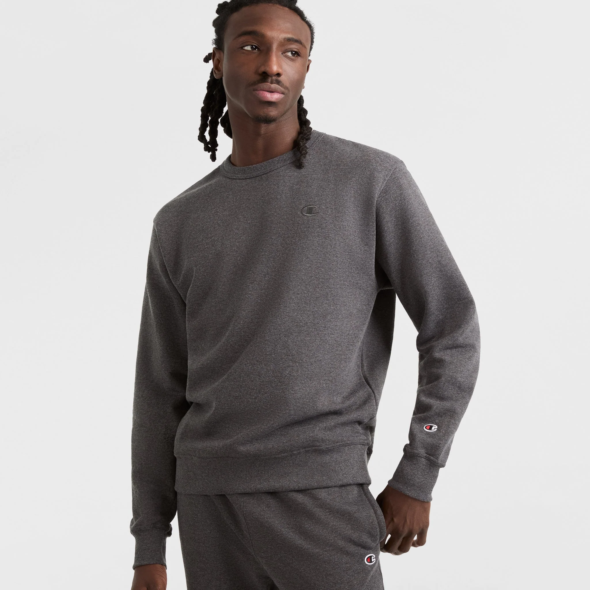 Image of Powerblend Crewneck Sweatshirt, C Logo