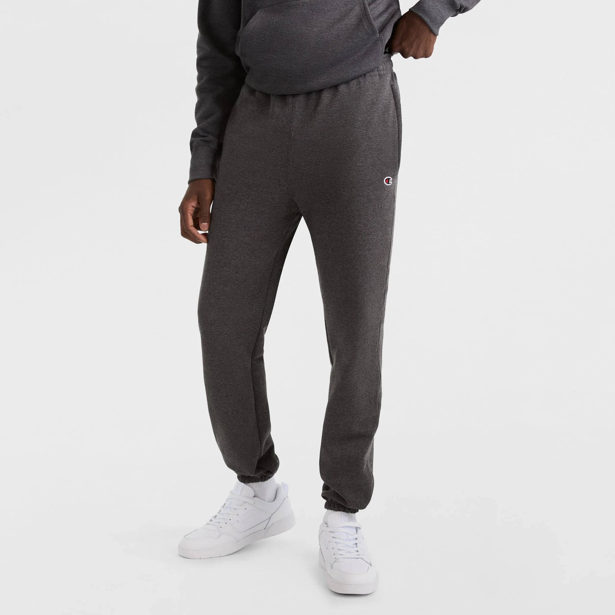 Image of Powerblend Sweatpants, Relaxed Hem, C Logo