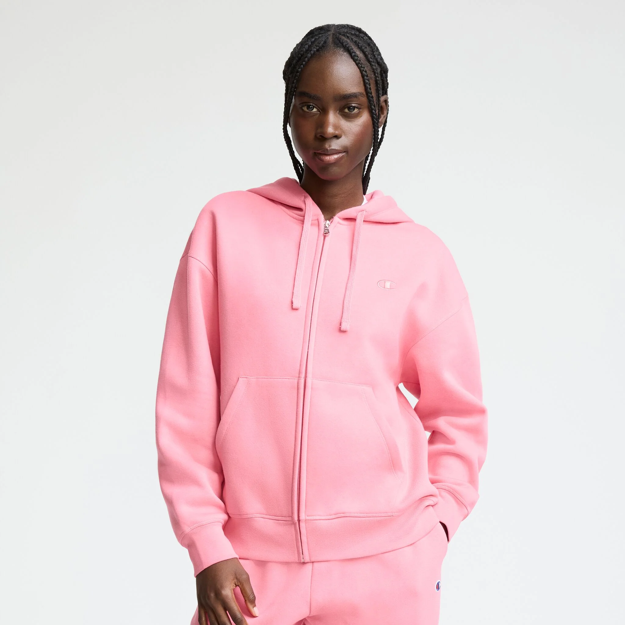 Image of Powerblend Zip-Up Hoodie, C Logo
