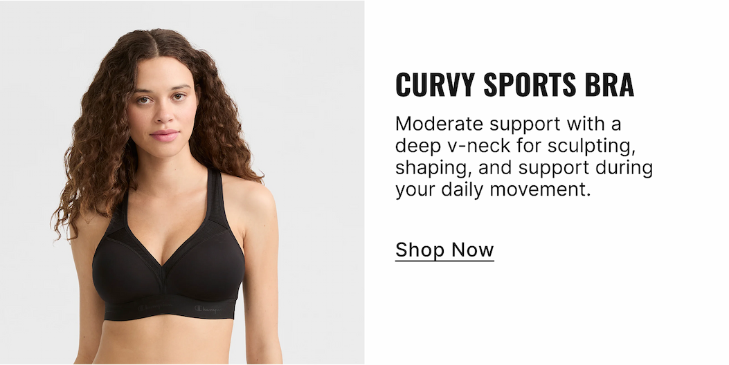 The Curvy Sports Bra, C Logo