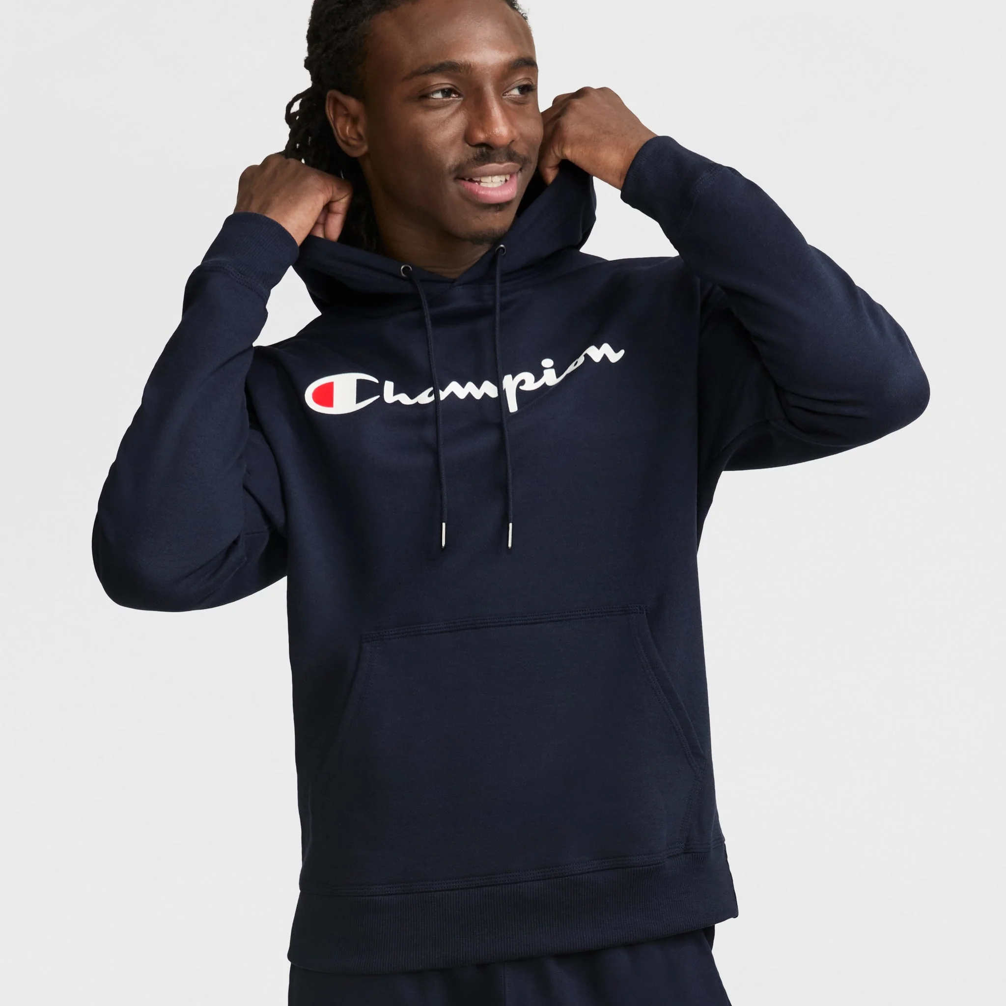 Image of Powerblend Hoodie, Full Script Logo