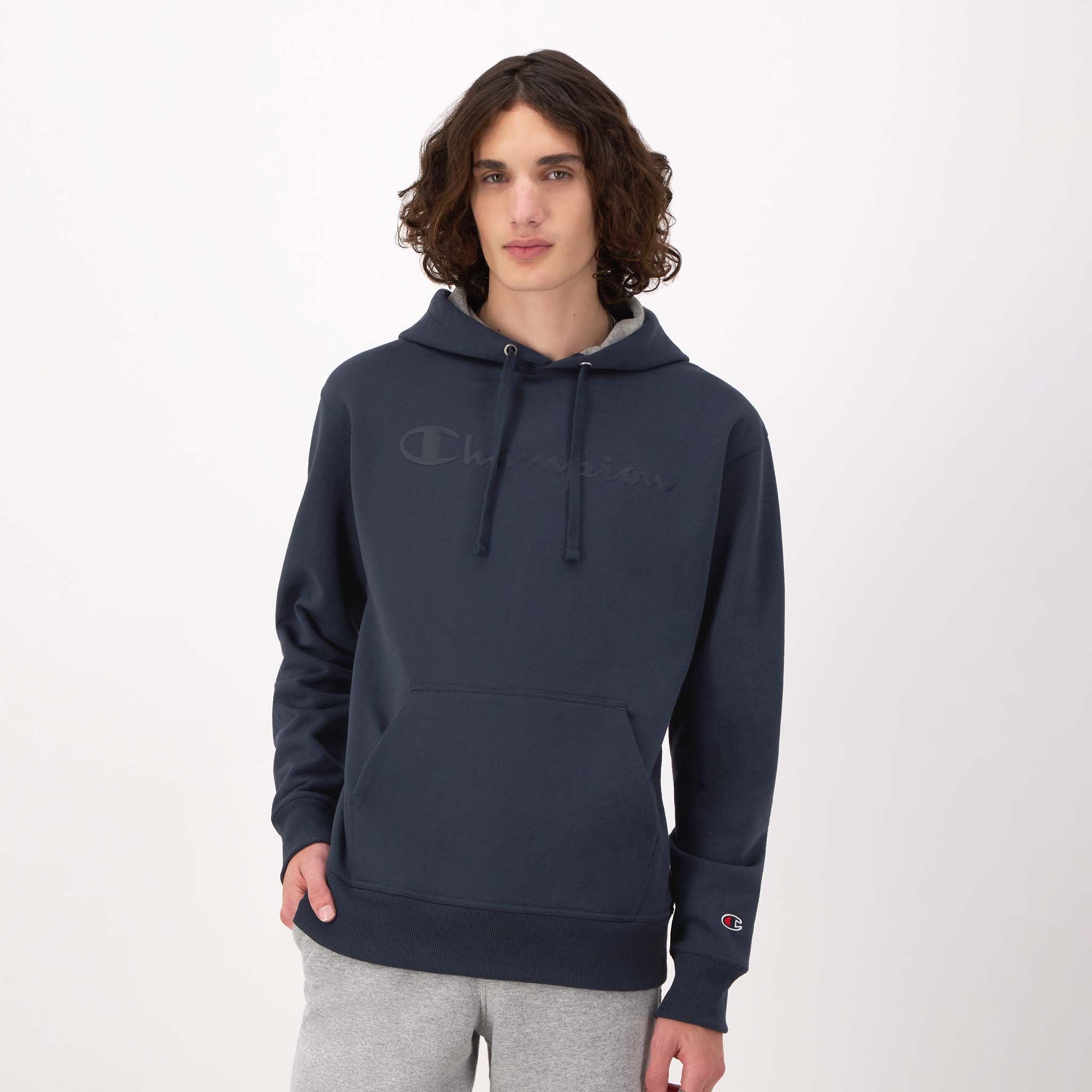 Image of Powerblend Hoodie, Tonal Script Logo