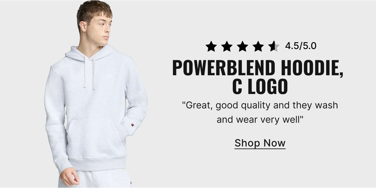 Powerblend Hoodie, C Logo