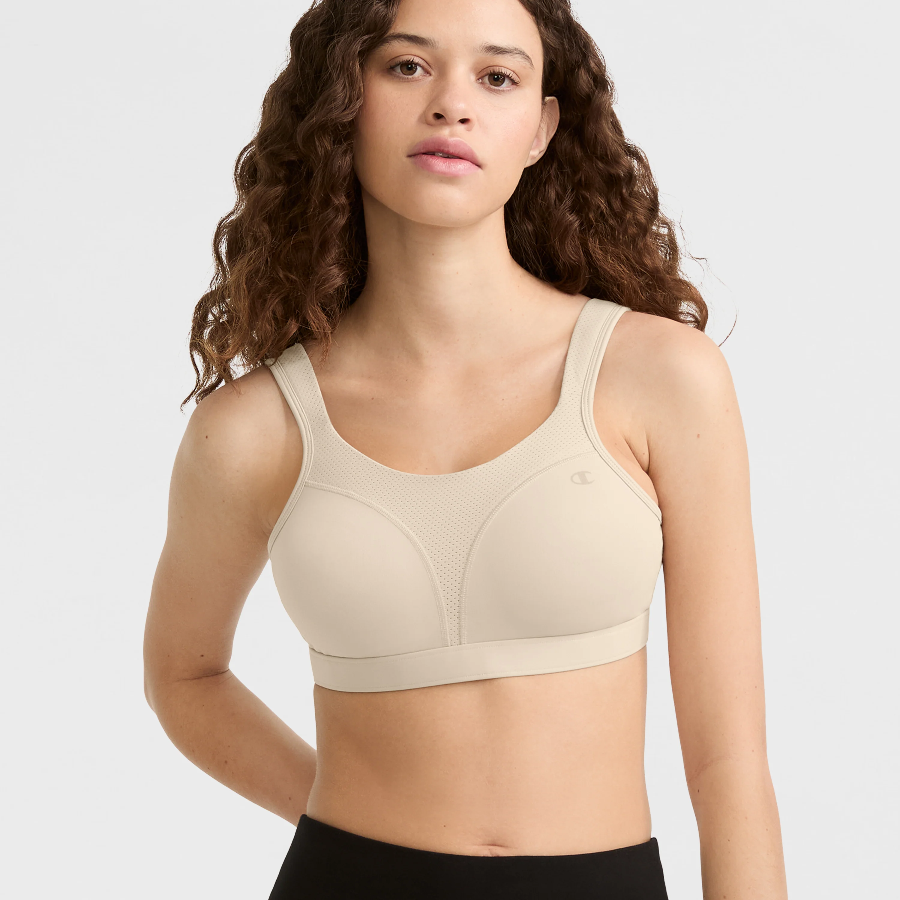 Image of Spot Comfort High-Impact Sports Bra, C Logo