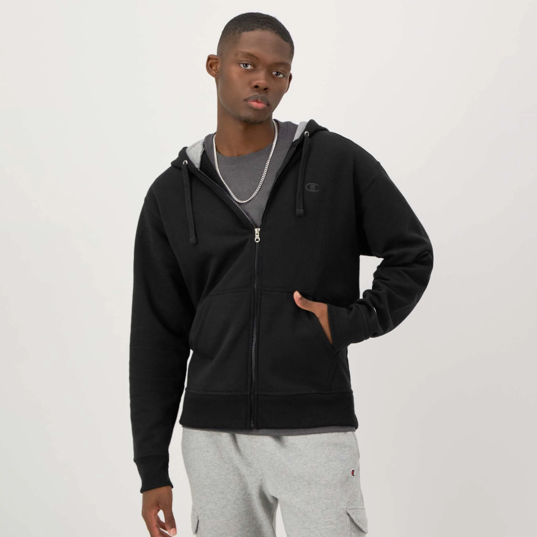 Image of Powerblend Full-Zip Hoodie, C Logo