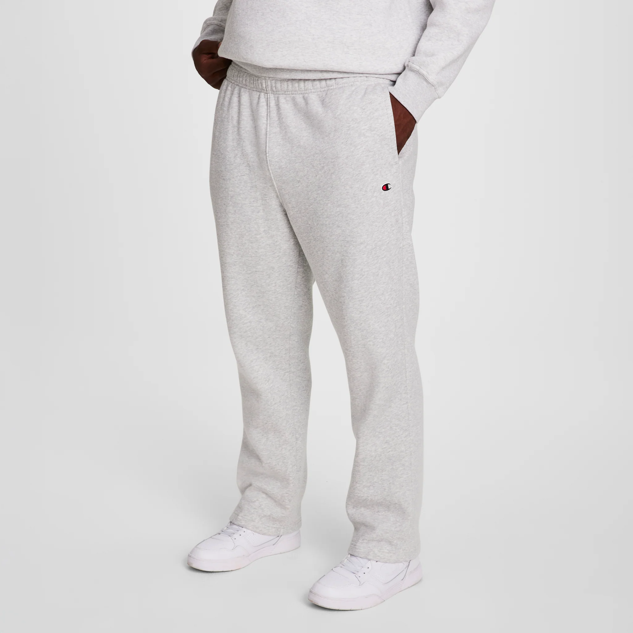Image of Powerblend Sweatpants, Open Hem, C Logo - Big & Tall