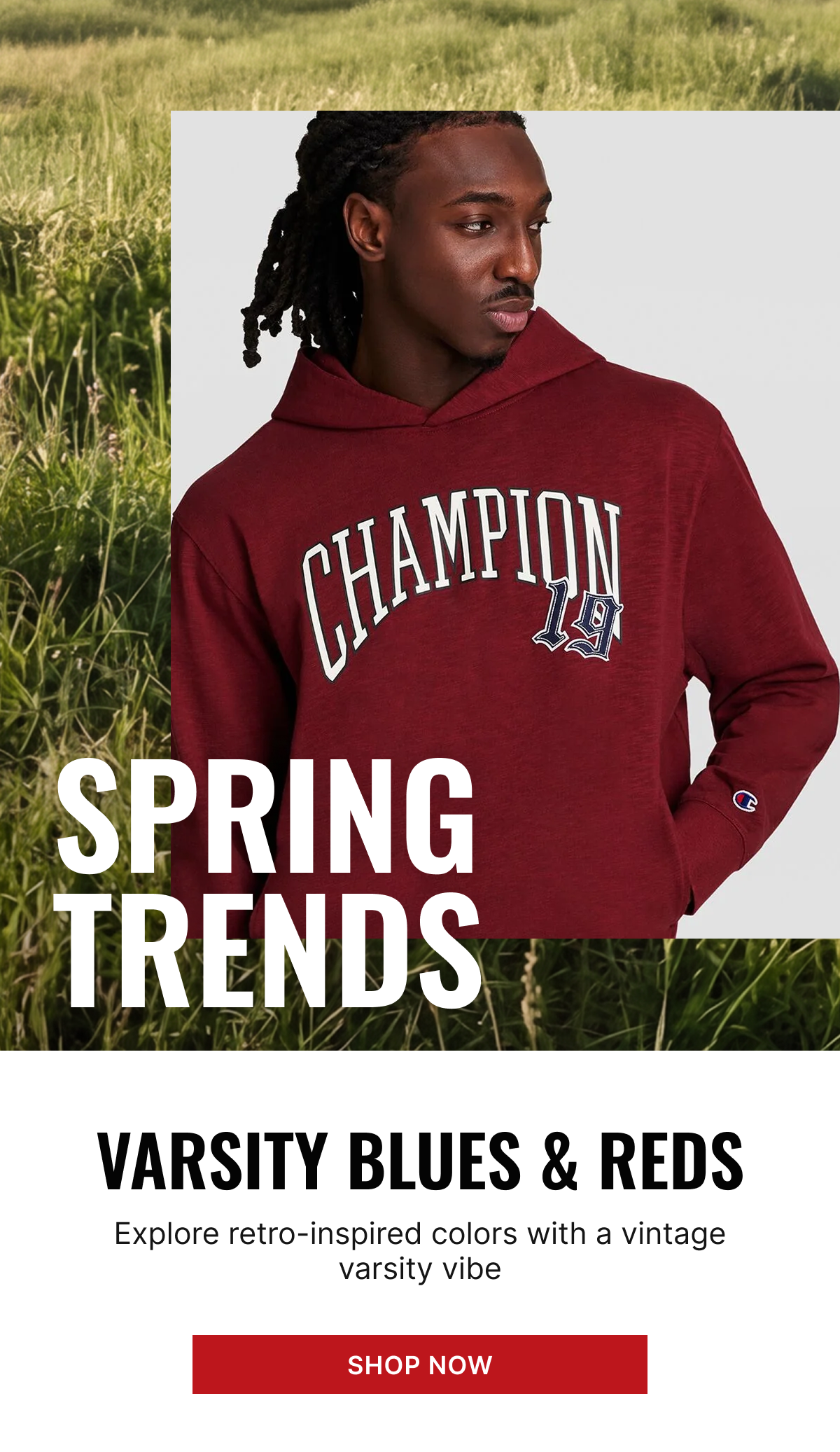 Spring Trends | Varsity Blues & Reds [Shop Now]