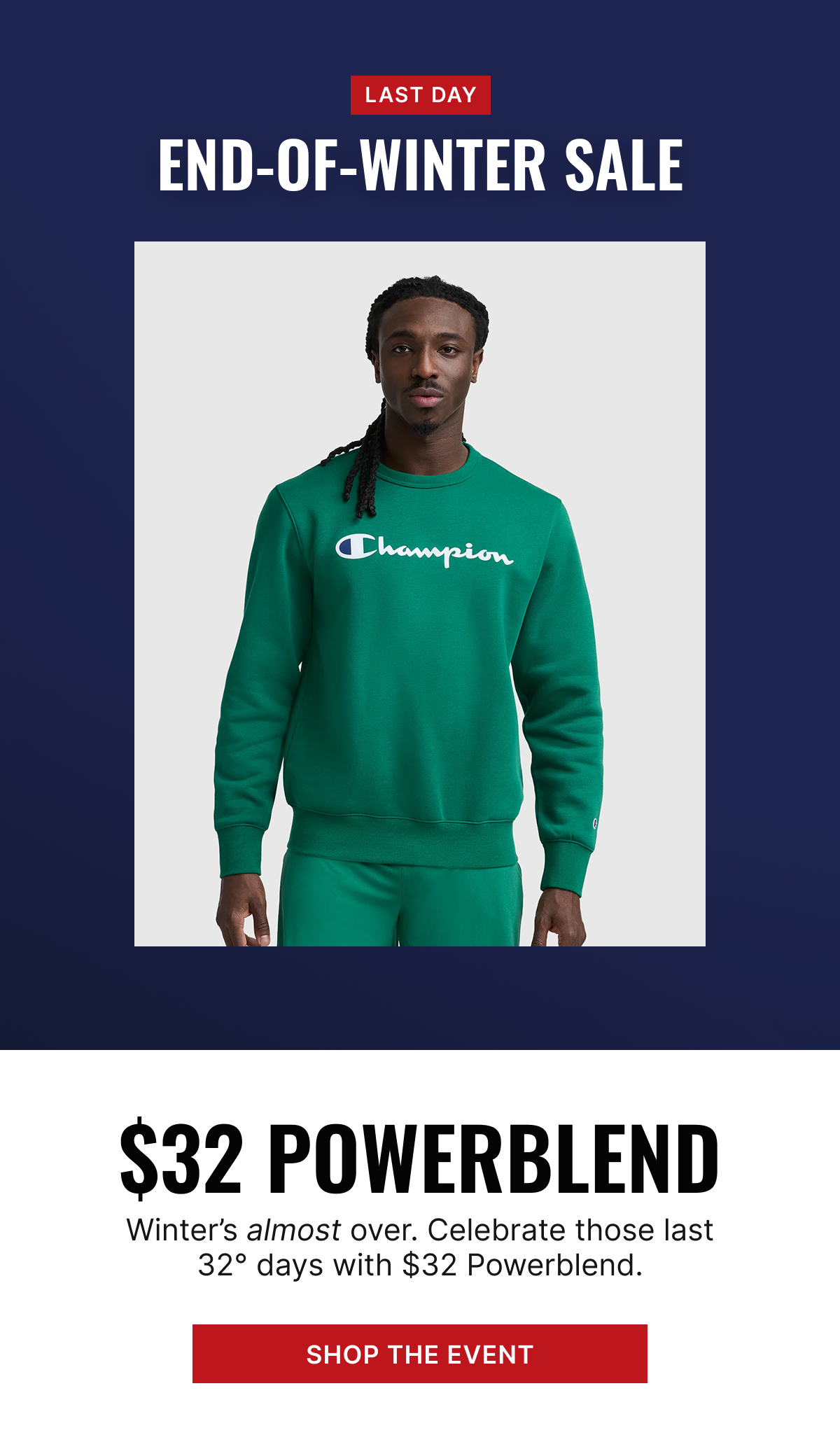 Last Day: End-of-Winter Sale | $32 Powerblend [Shop the Event]