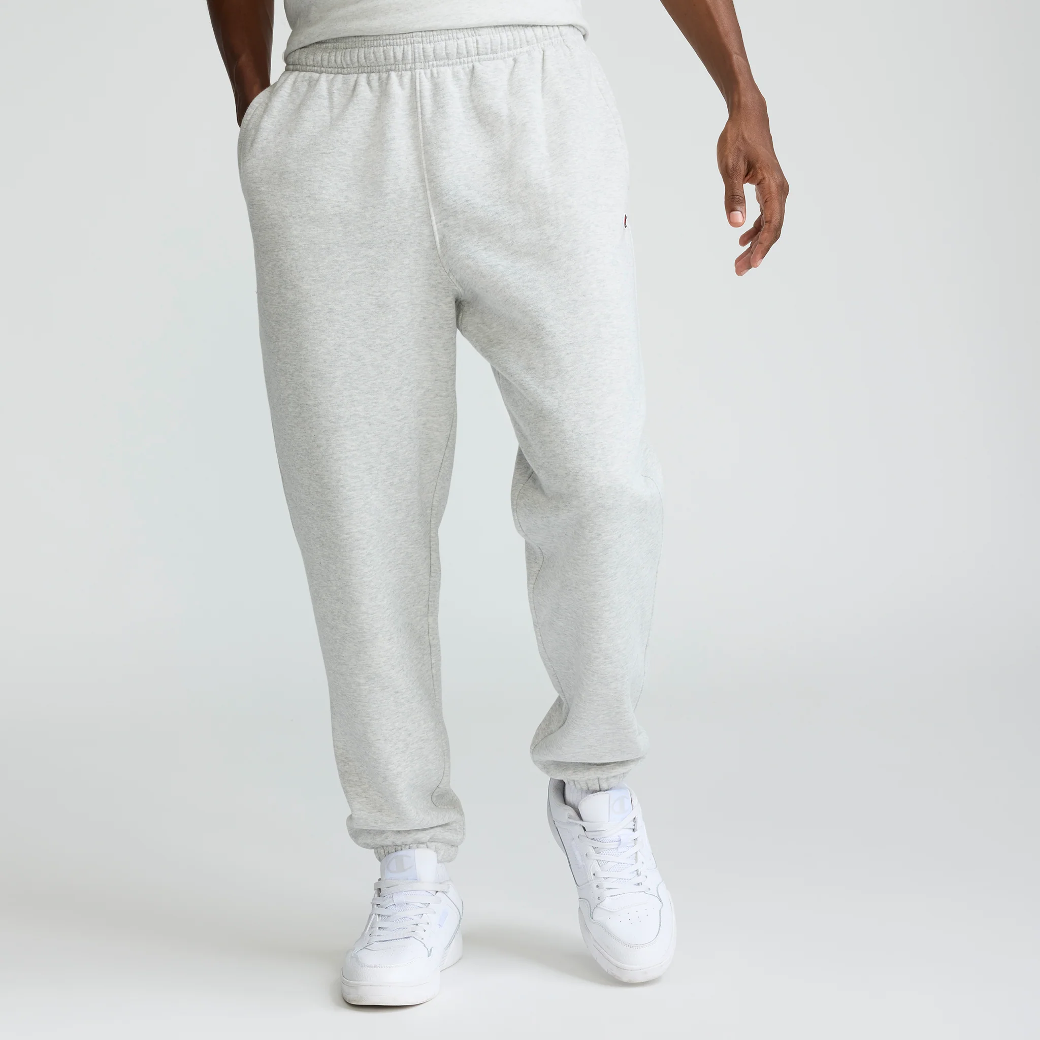 Image of Powerblend Sweatpants, Cinched Bottom, C Logo - Big & Tall
