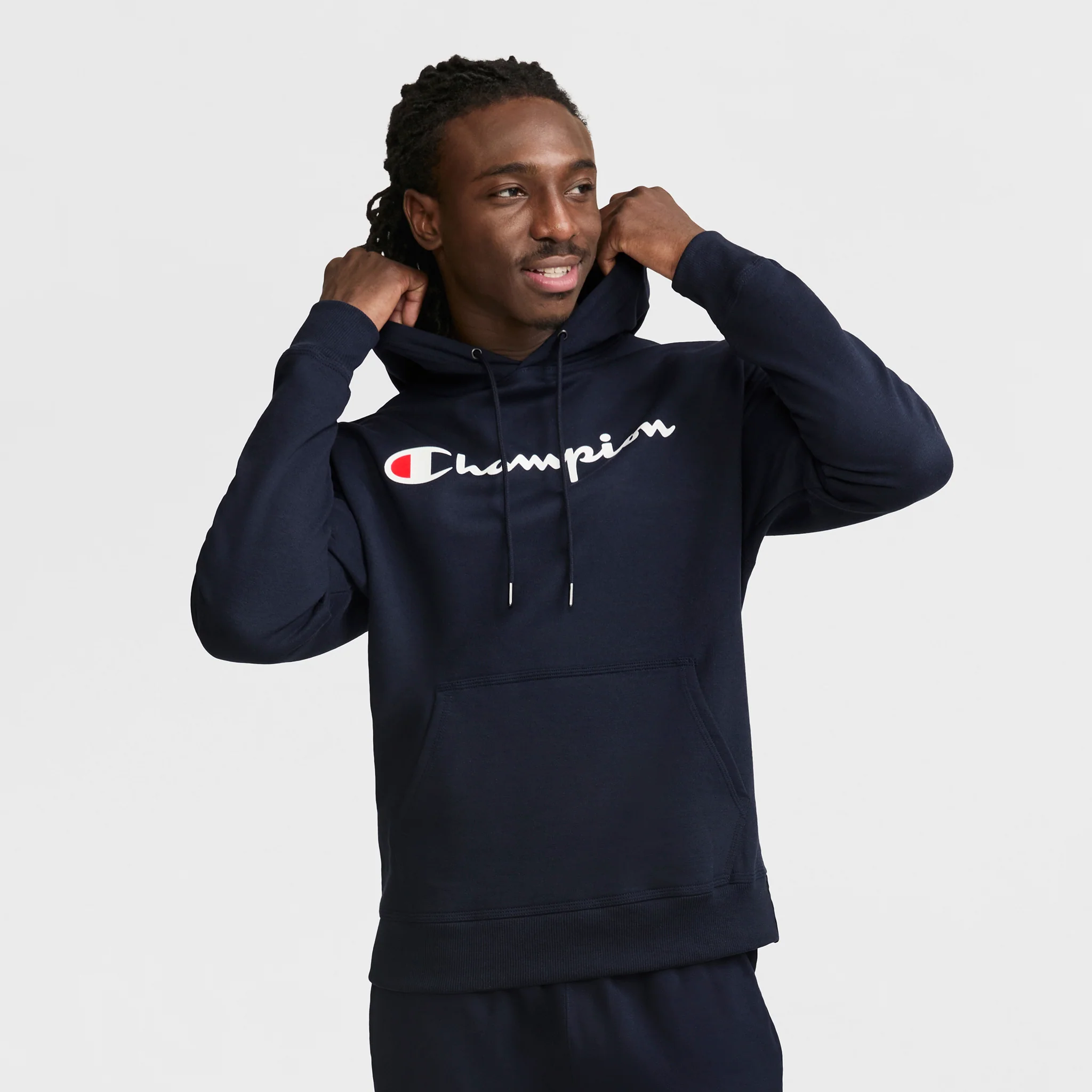 Image of Powerblend Hoodie, Full Script Logo