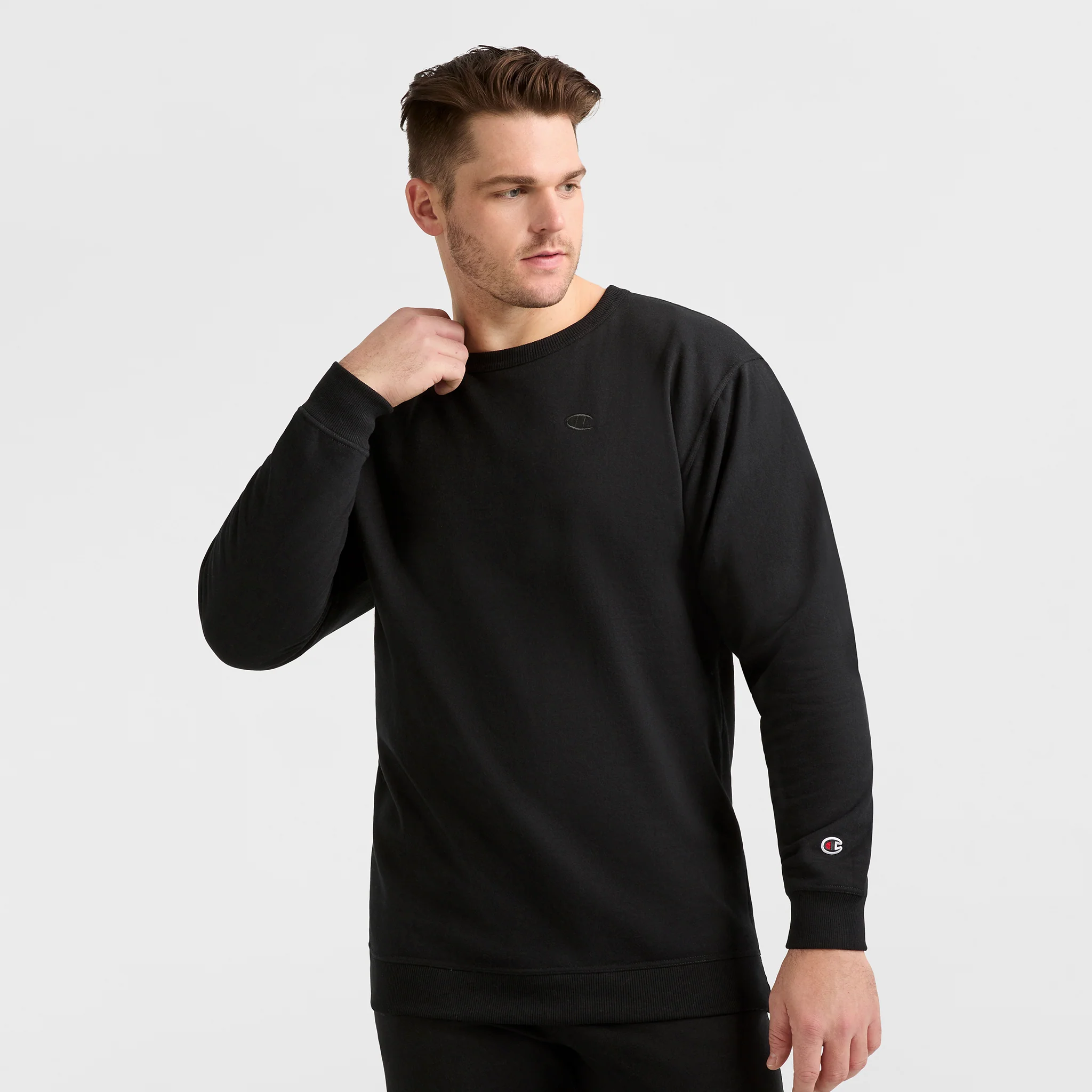Image of Powerblend Crewneck Sweatshirt, C Logo - Big & Tall