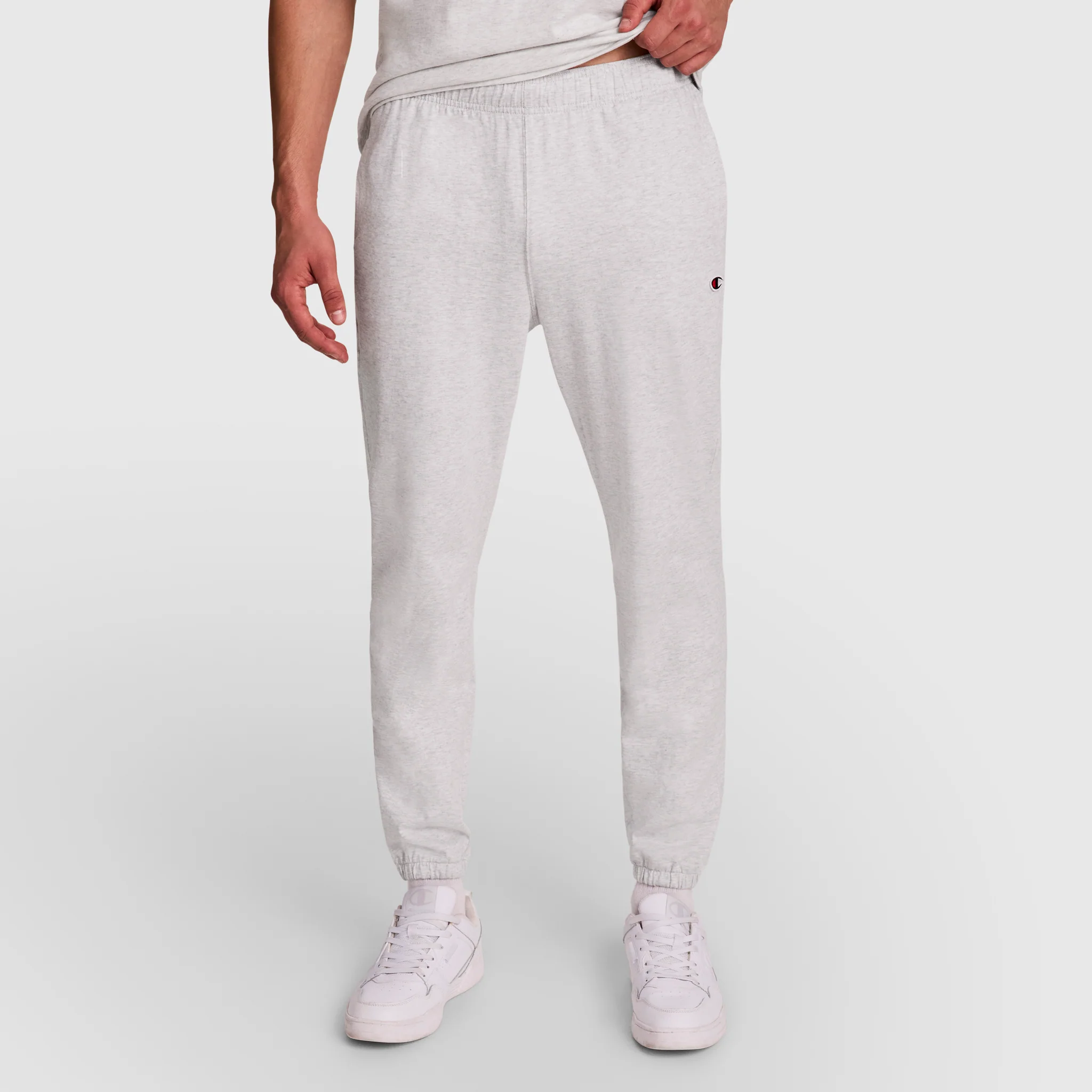 Image of Lightweight Lounge Pants, Cinched Hem, C Logo