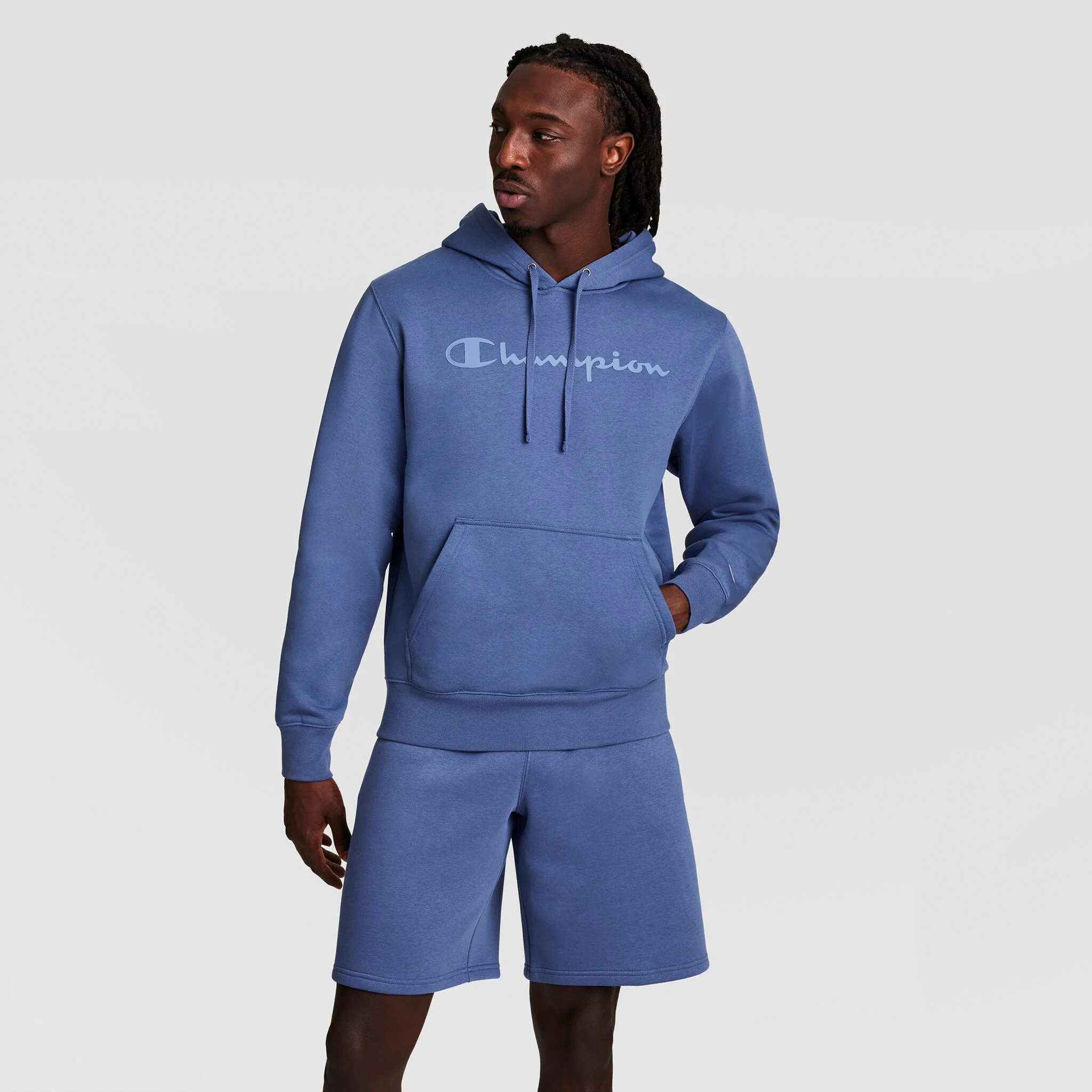 Image of Powerblend Hoodie, Tonal Script Logo
