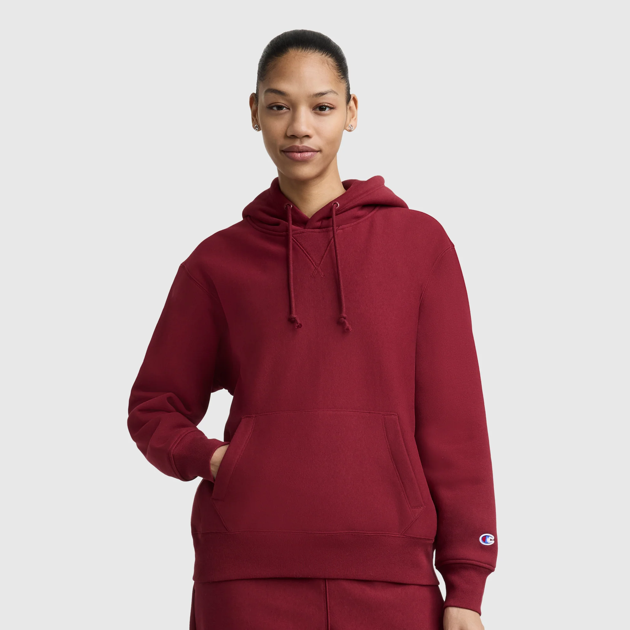 Image of Reverse Weave Hoodie Sweatshirt