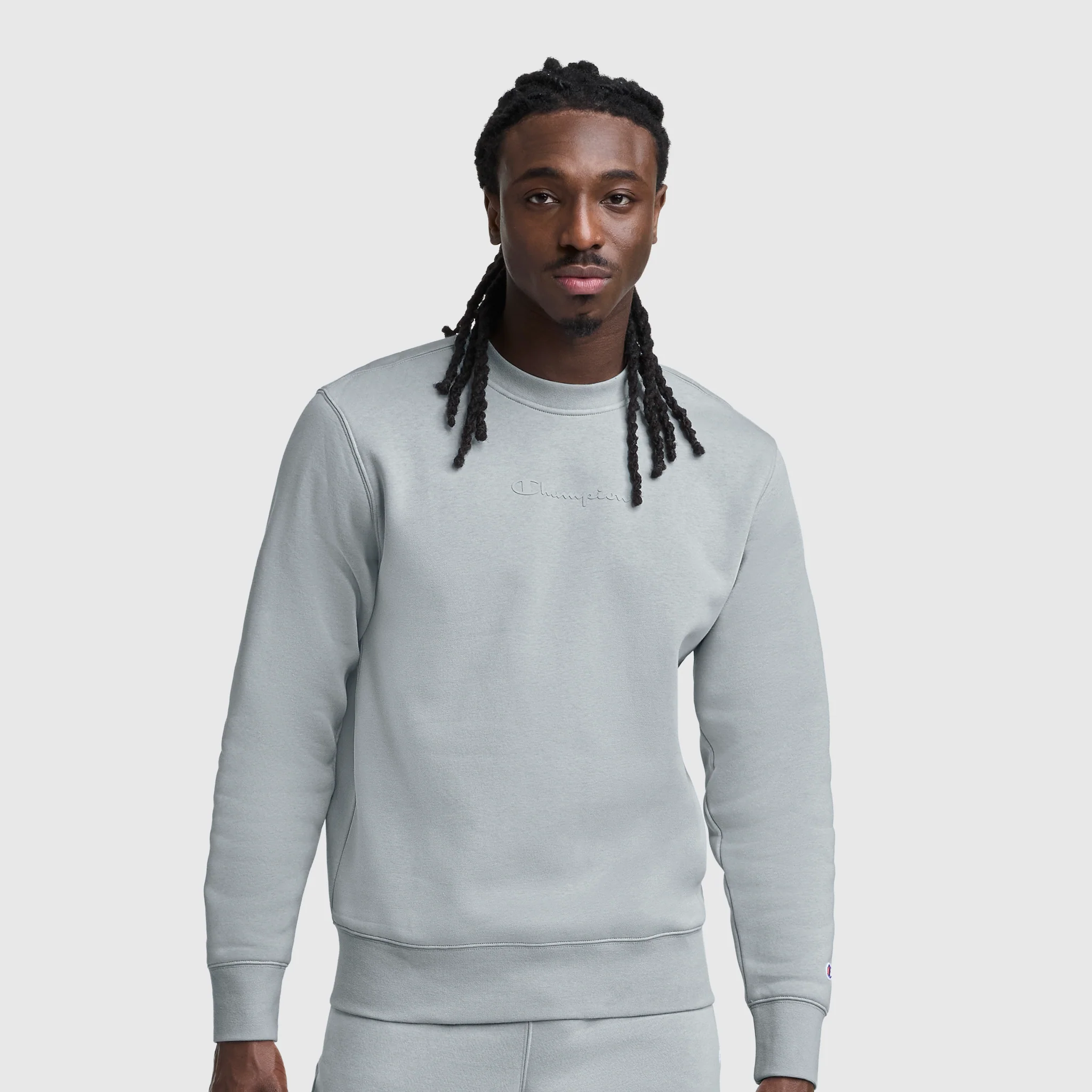 Image of Powerblend Crewneck Sweatshirt, Tonal Script Logo