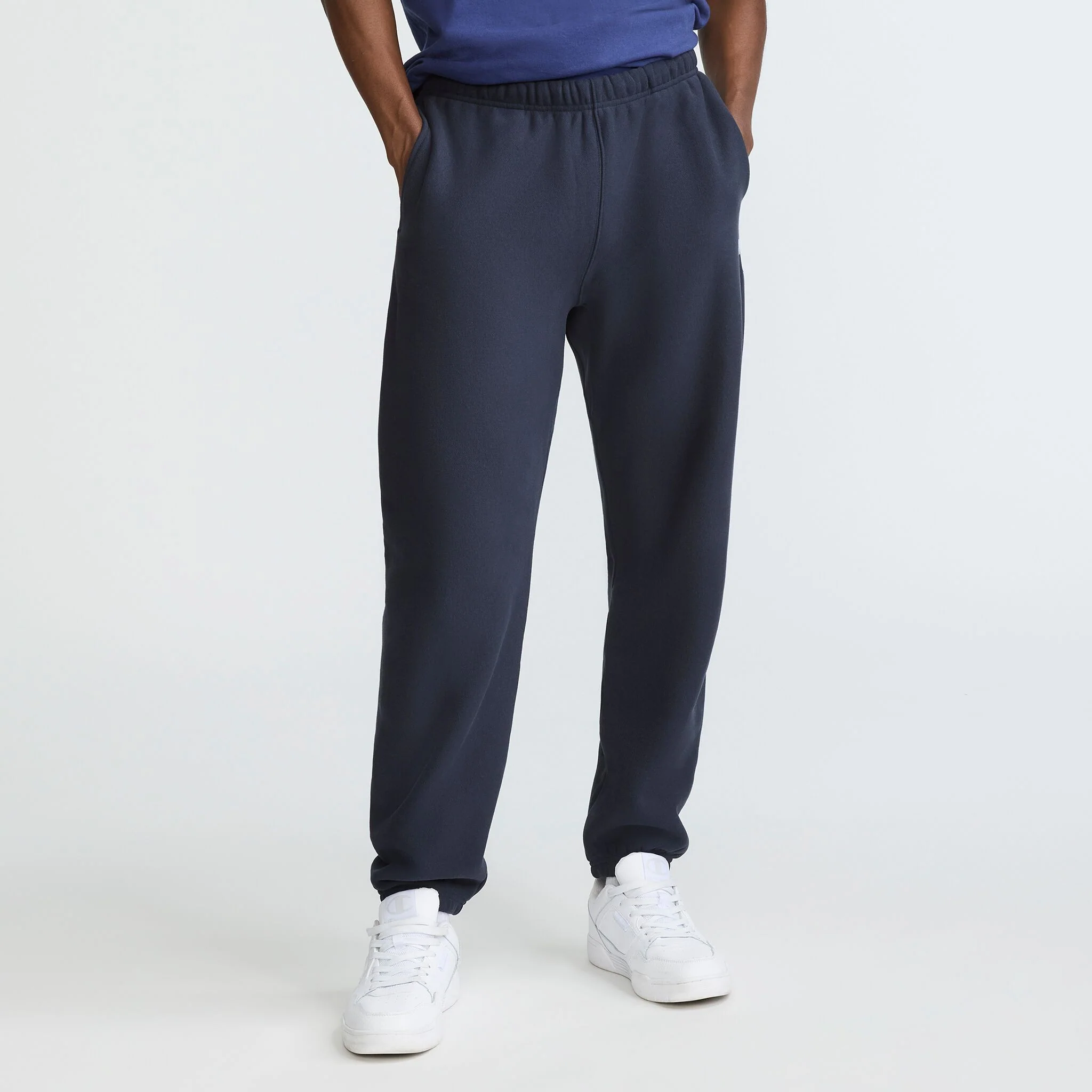 Image of Reverse Weave Small Logo Cinched Sweatpants