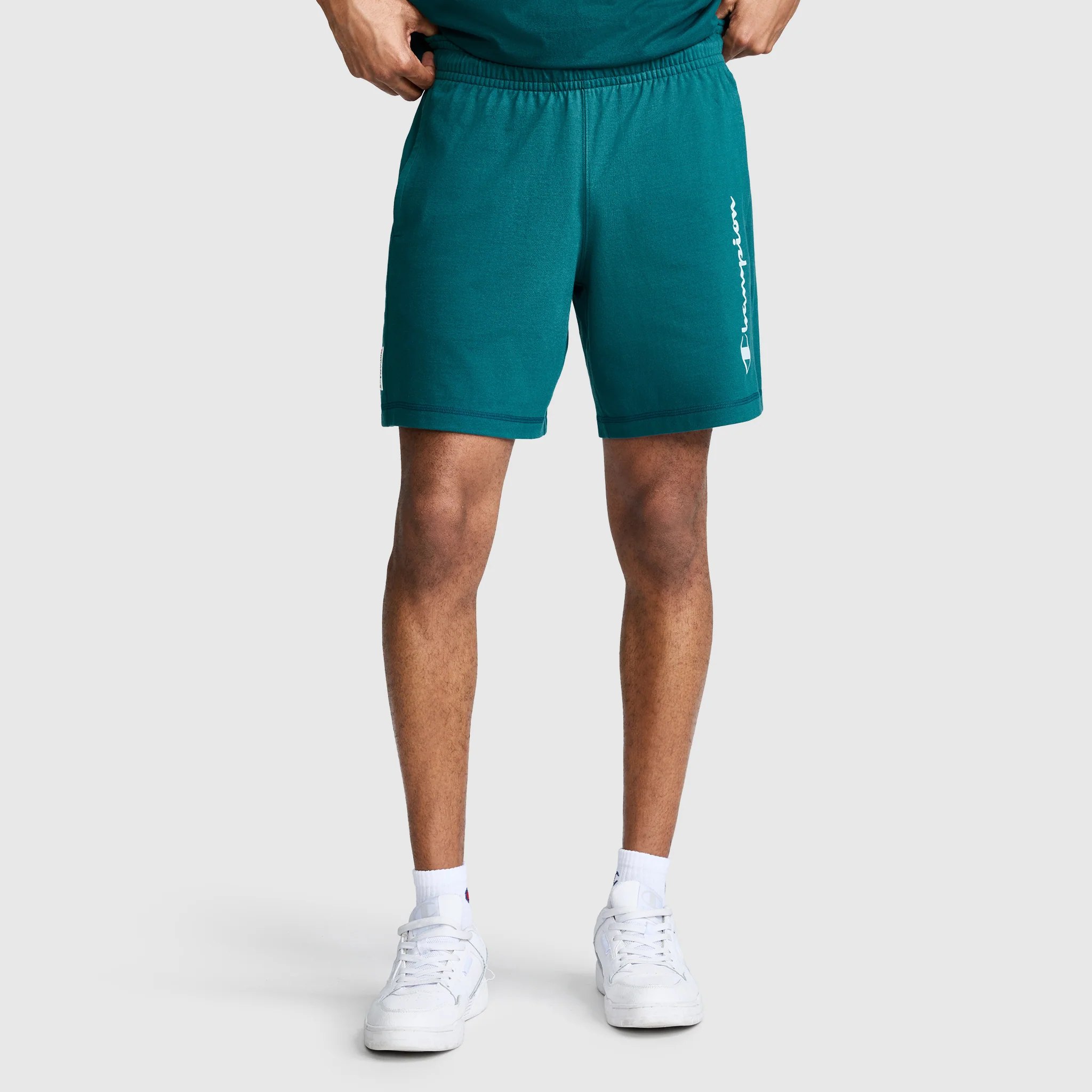 Image of 7" Jersey Shorts, Script Logo