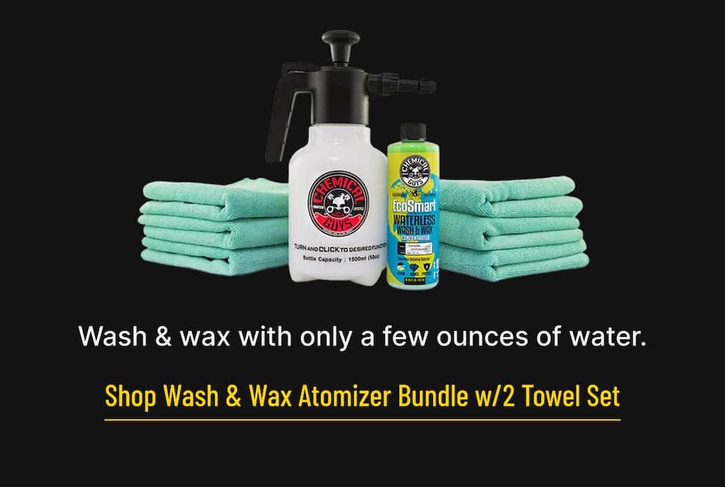 Wash & Wax Atomizer Bundle w/2 Towel Set