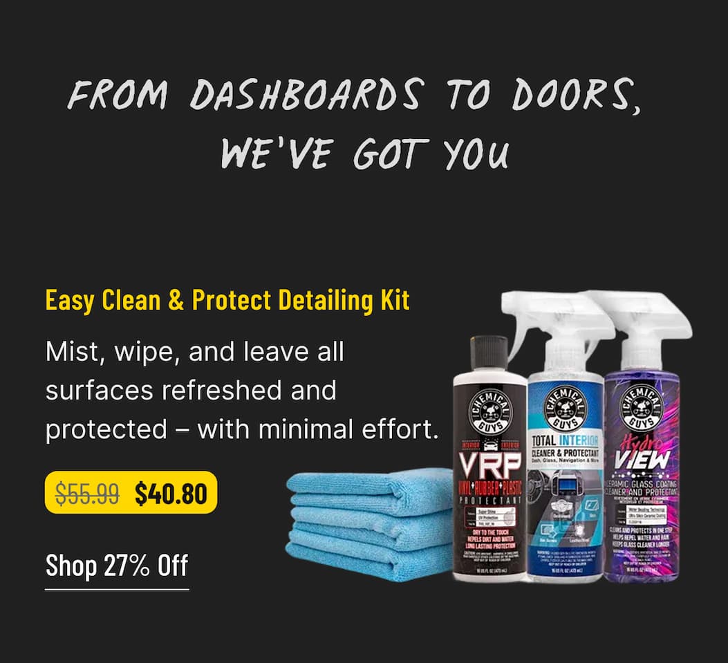 Easy Clean & Protect Detailing Kit