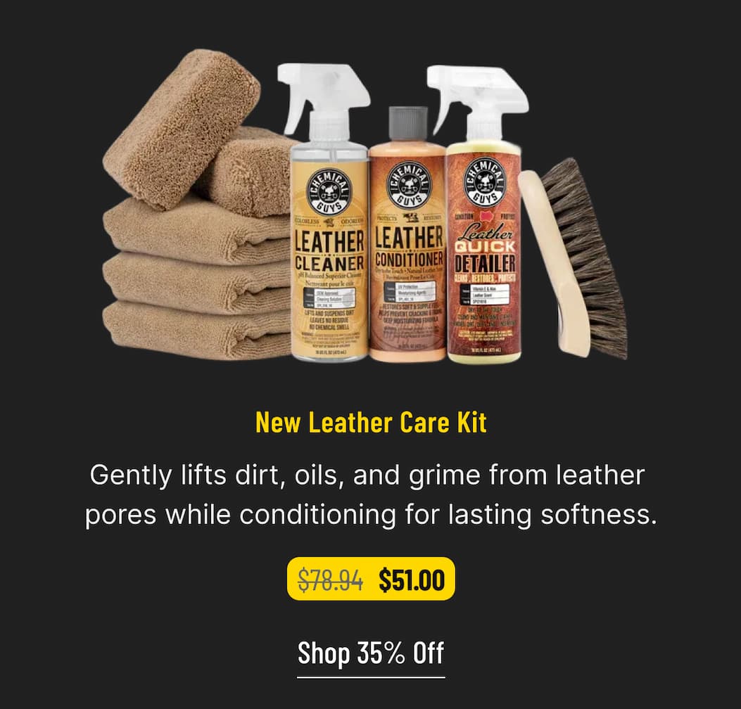 New Leather Care Kit