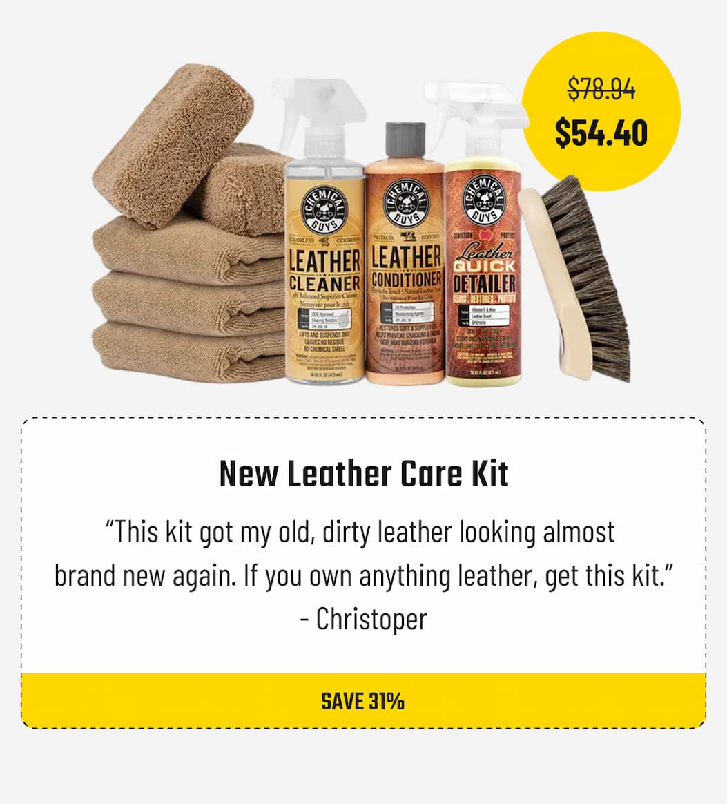 New Leather Care Kit