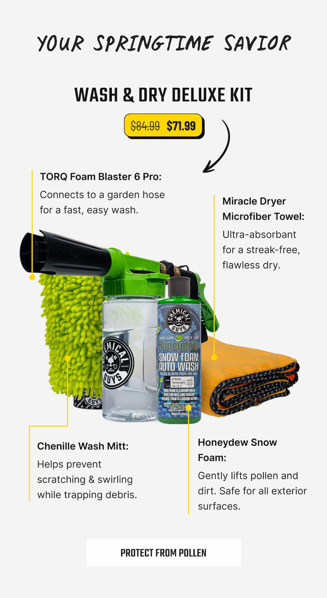Wash & Dry Deluxe Kit