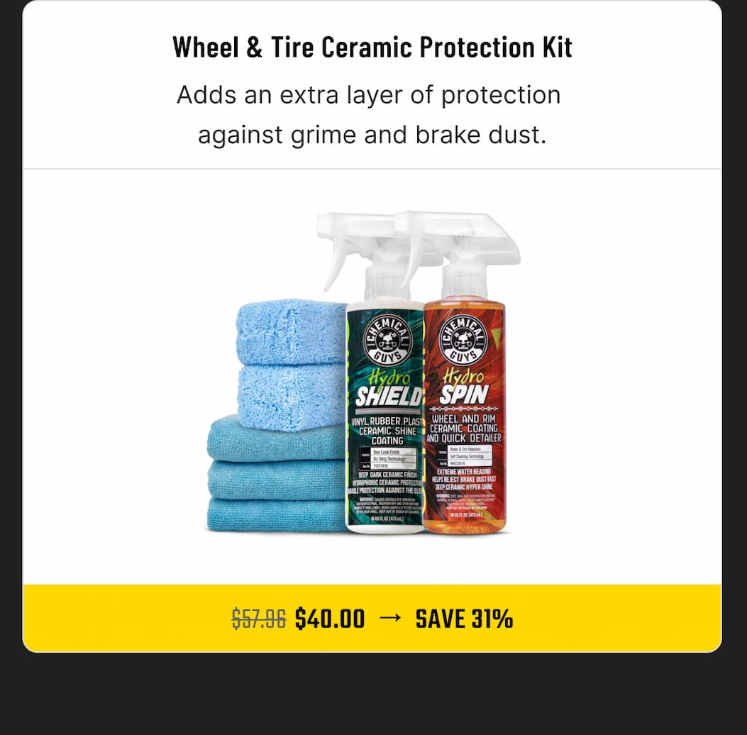 Wheel & Tire Ceramic Protection Kit