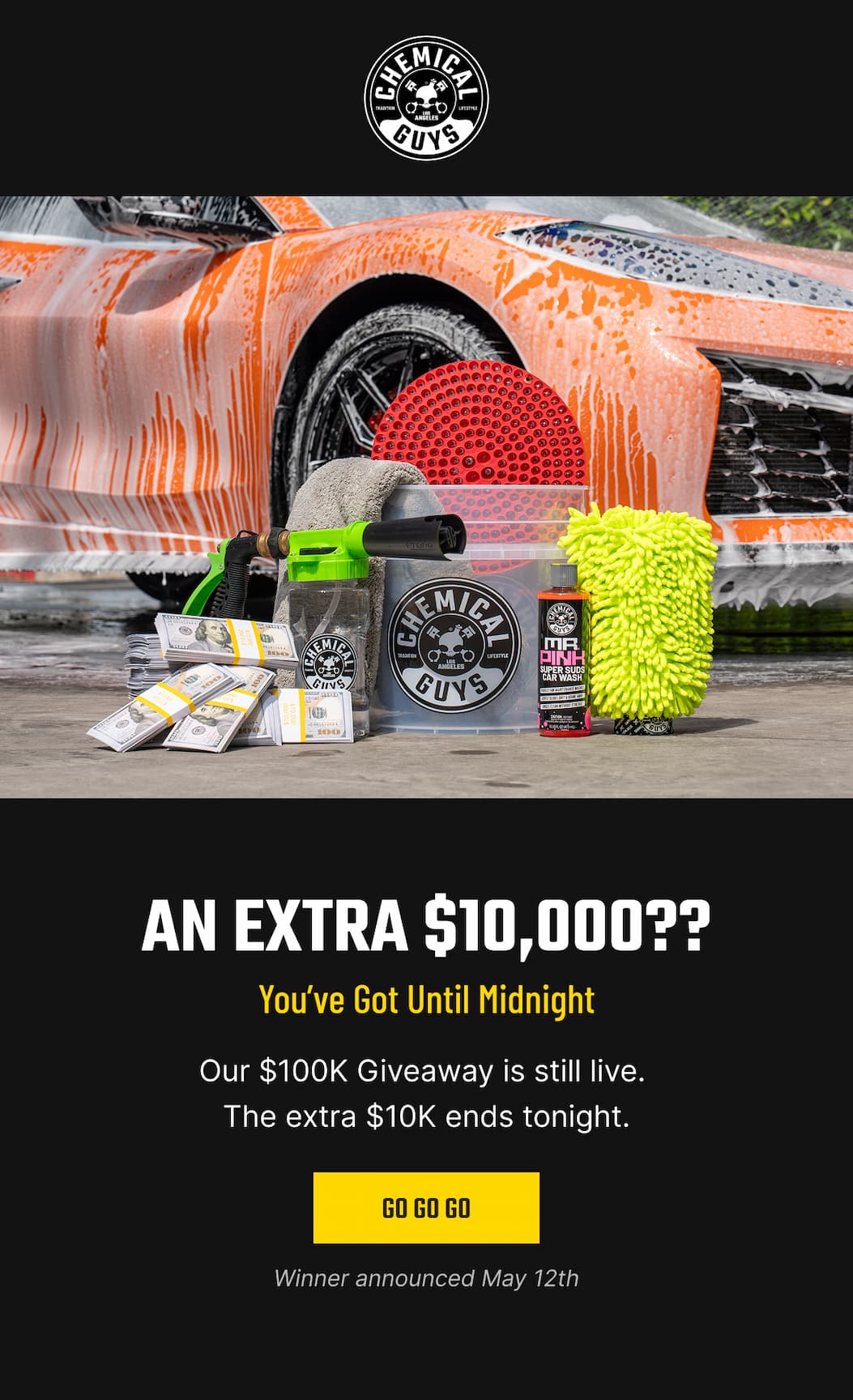 $100K Giveaway - Shop for chance at extra $10,000
