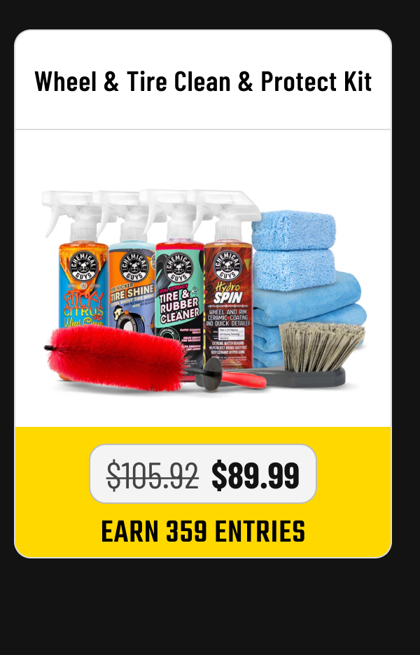 Wheel & Tire Clean & Protect Kit