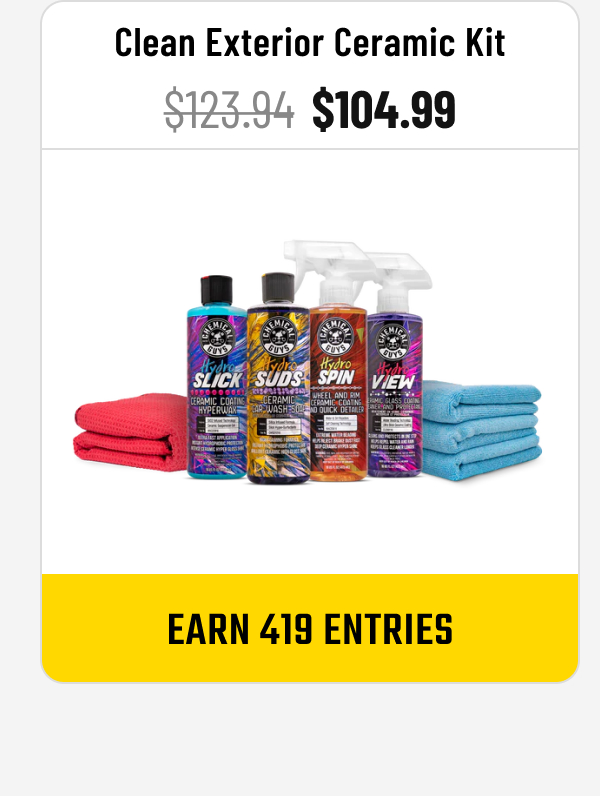 Clean Exterior Ceramic Kit