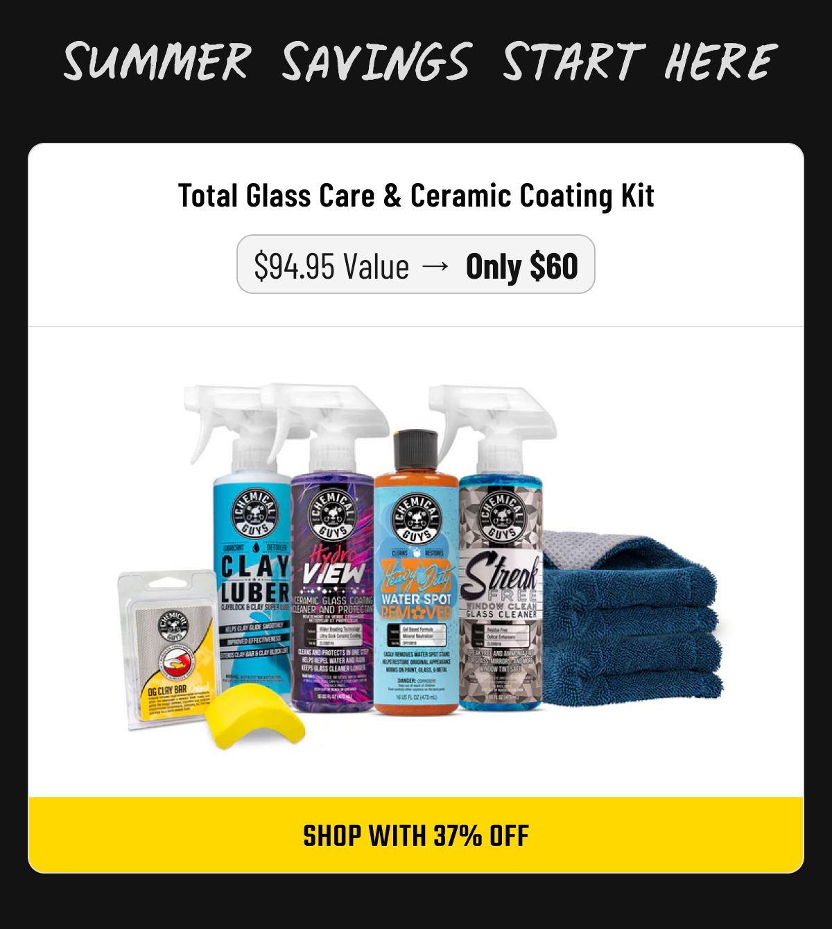 Total Glass Care & Ceramic Coating Kit