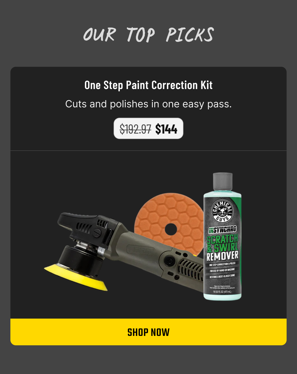 One Step Paint Correction Kits