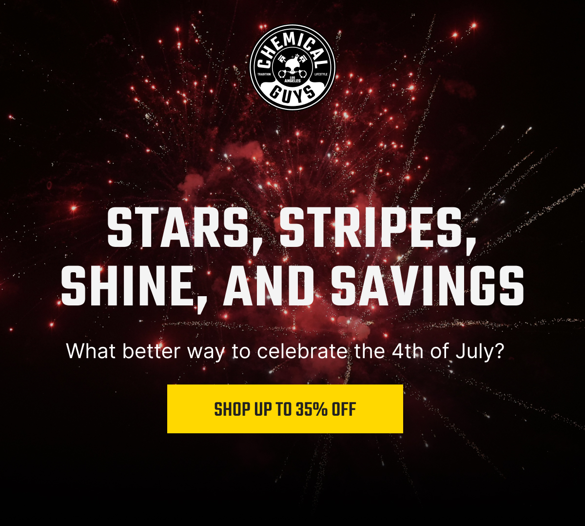 Celebrate 4th of July with up to 35% Off