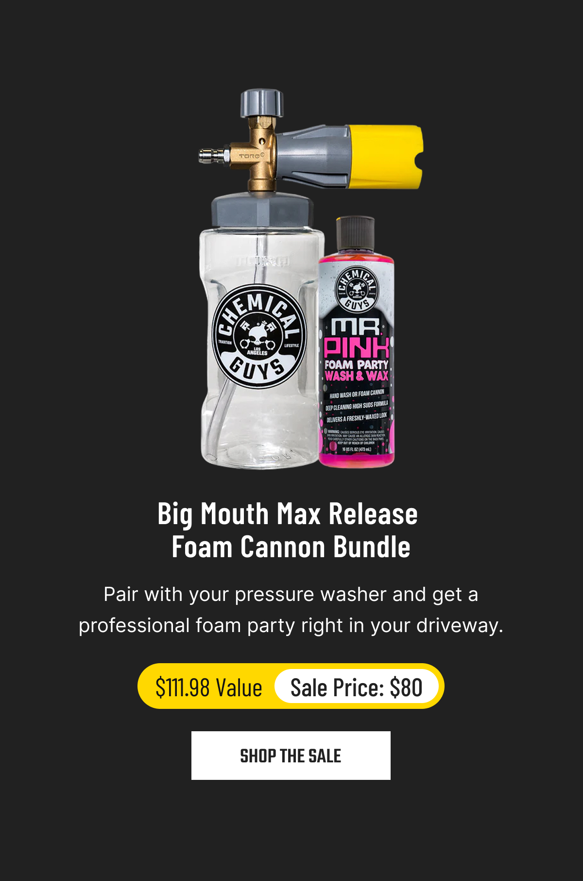 Big Mouth Max Release Foam Cannon Bundle