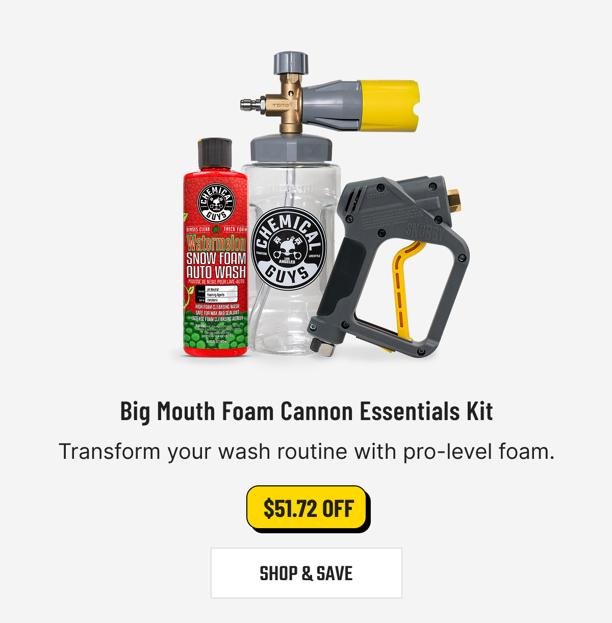 Big Mouth Foam Cannon Essentials Kit