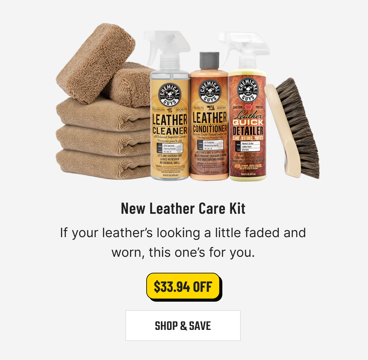 New Leather Care Kit