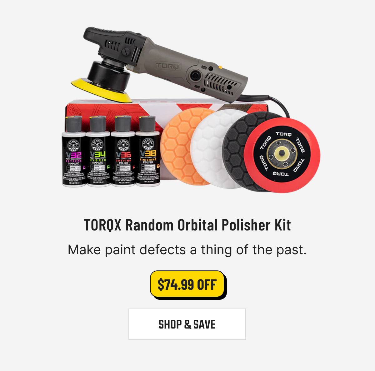 TORQX Random Orbital Polisher Kit