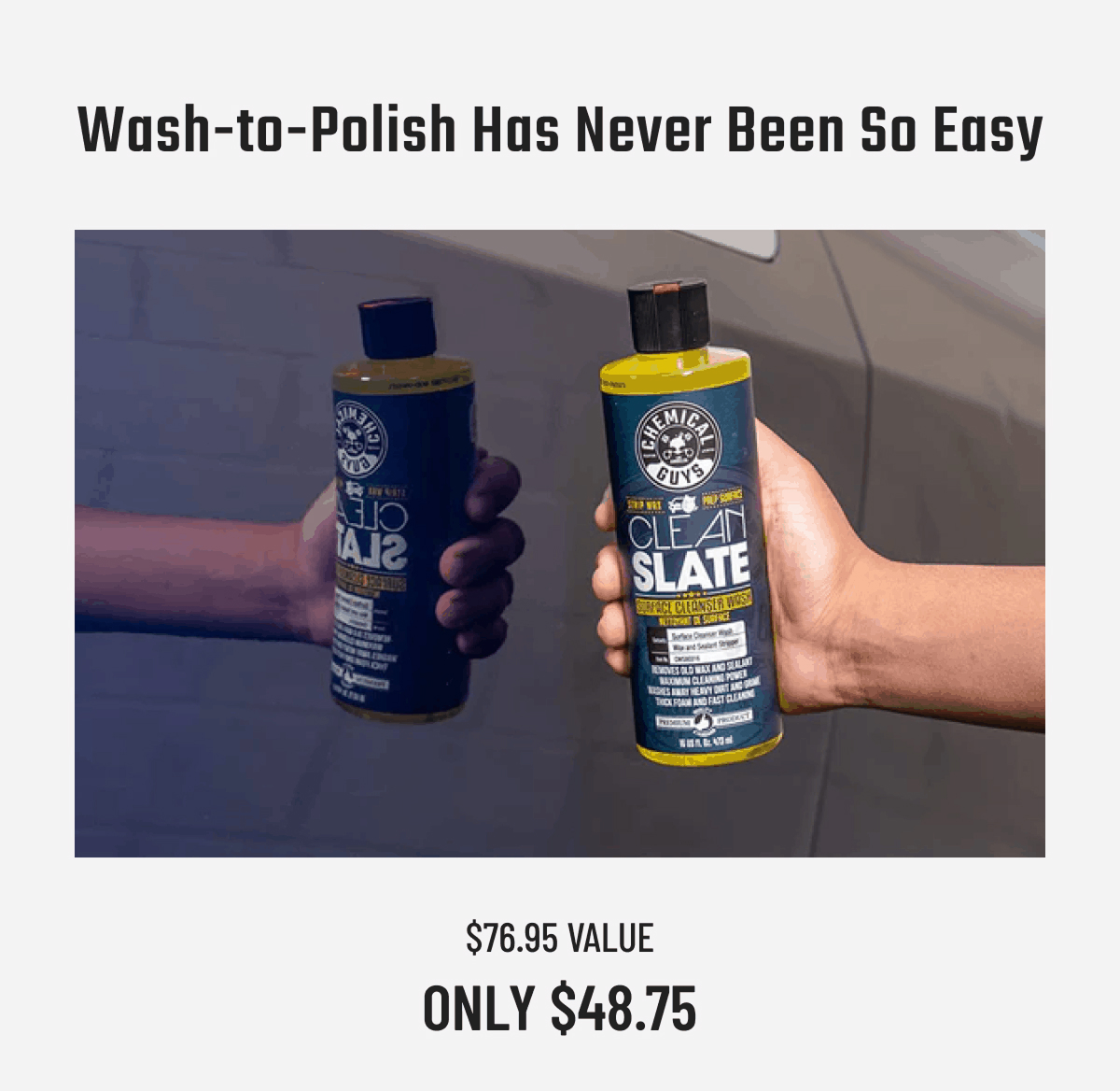 Wash-to-Polish Has Never Been So Easy Only $48.75