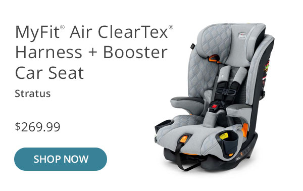 MyFit Air ClearTex Harness + Booster Car Seat