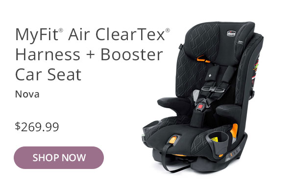 MyFit Air ClearTex Harness + Booster Car Seat