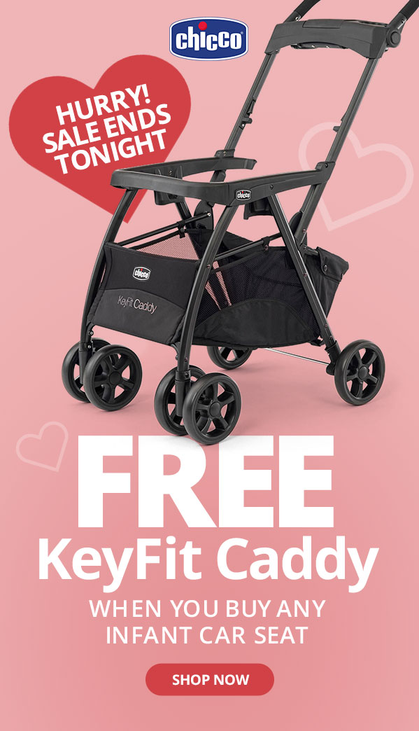 LAST CHANCE! FREE KeyFit Caddy when you buy any infant car seat