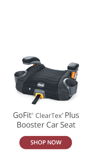 GoFit ClearTex Plus Backless Booster Car Seat