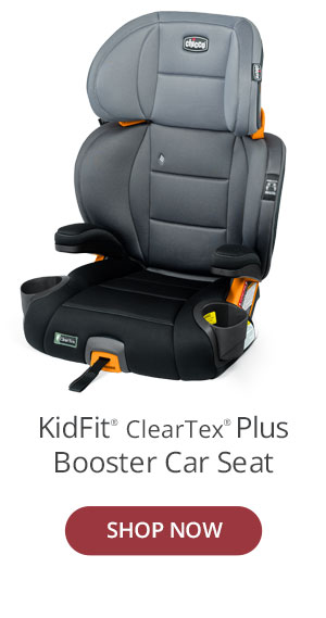 KidFit ClearTex Plus 2-in-1 Belt-Positioning Booster Car Seat