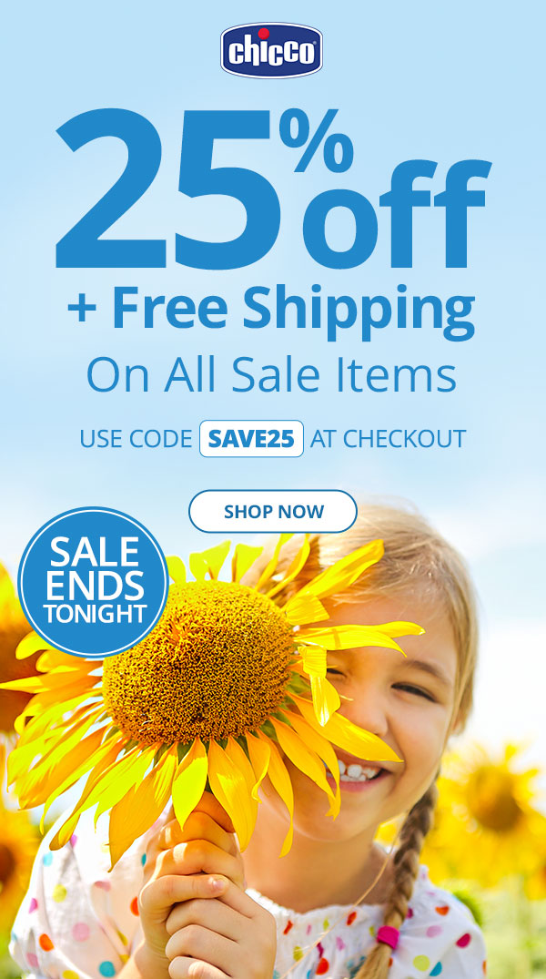 LAST CHANCE! 25% Off + Free Shipping on All Sale Items