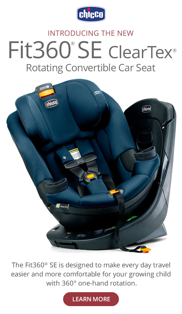 Introducing the new Fit360 SE ClearTex Rotating Convertible Car Seat Introducing the new Fit360 SE ClearTex Rotating Convertible Car Seat